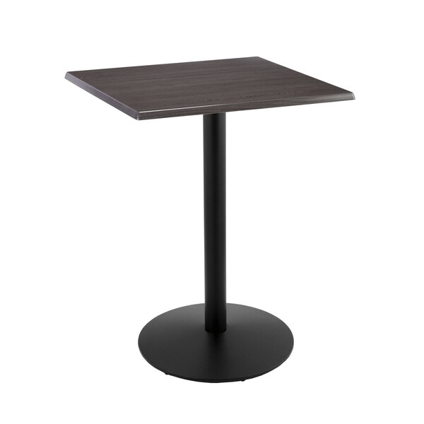 Holland Bar Stool Co 42" Tall In/Outdoor All-Season Table, 30" x 30" Square Charcoal Top OD214-2242BWOD30SQChar - main